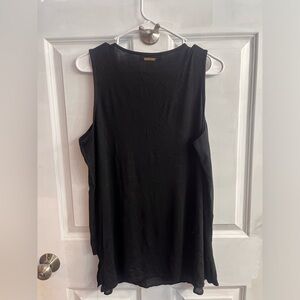 Michael Kors Ruffled Flowy Tank Top new without tags Womens Large